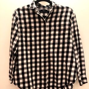 Madewell B&W Flannel